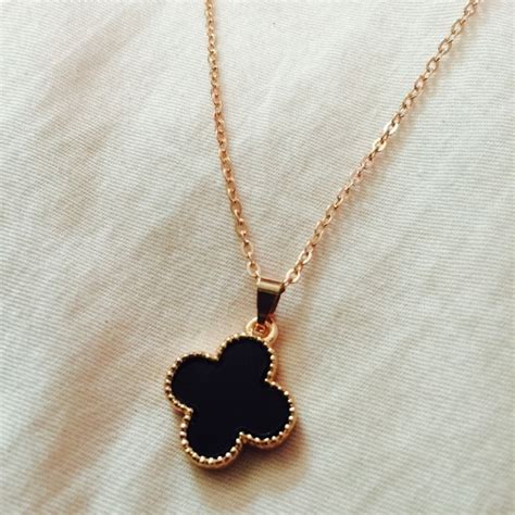 louis vuitton black clover necklace|louis vuitton necklace dice.